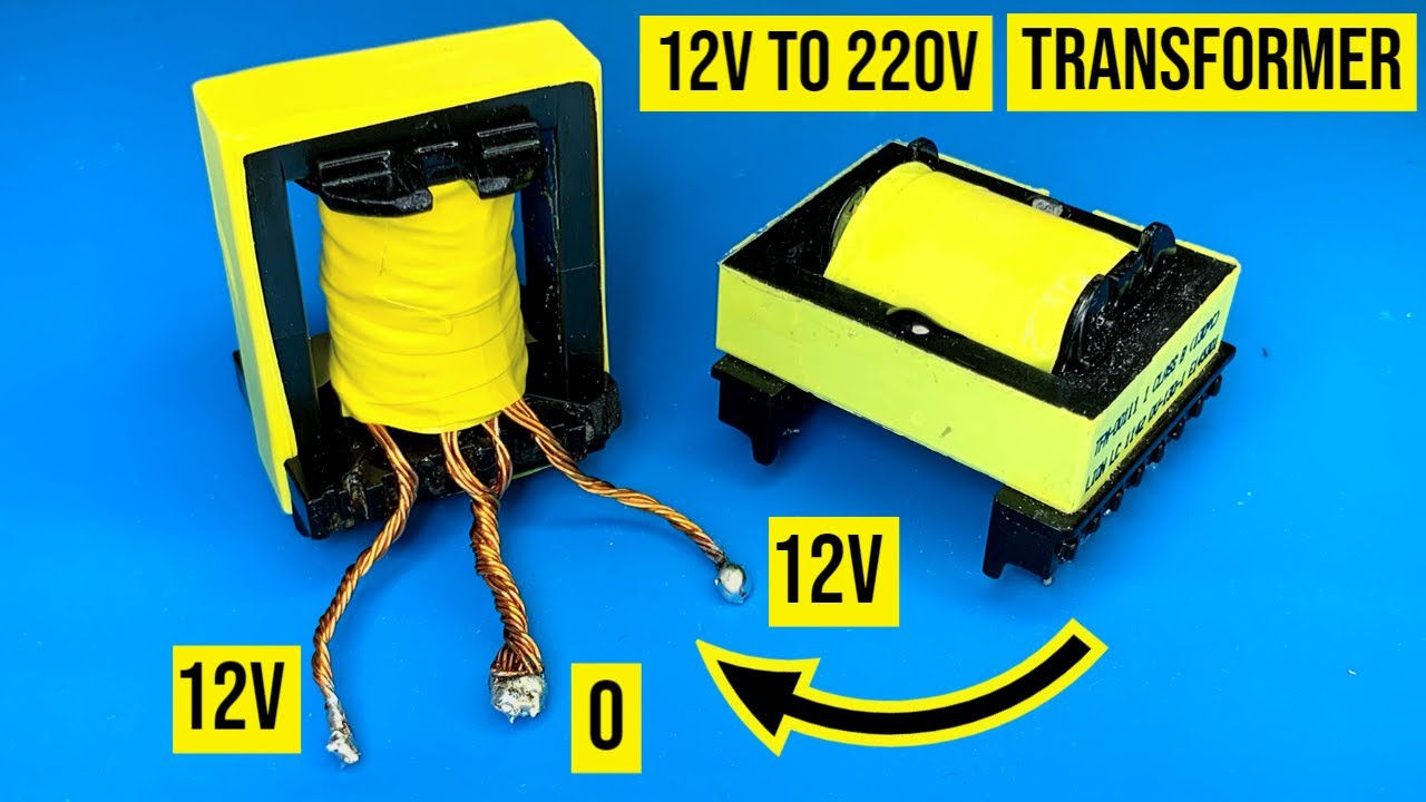 how to make a transformer, inverter 12v to 220v, power supply| Leaptre ...