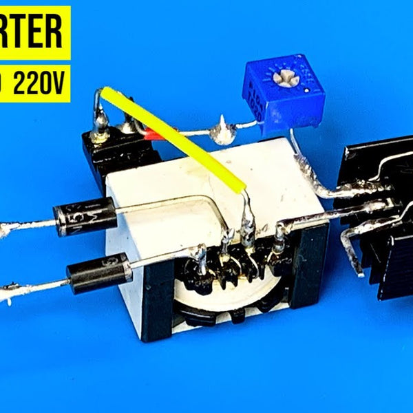 How to make a mini inverter 3,7v DC to AC 220v , banggood